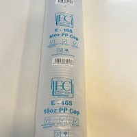Plain Cup 16oz with Flat Lid