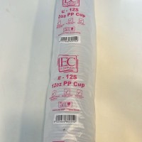 Plain Cup 12oz with Flat Lid